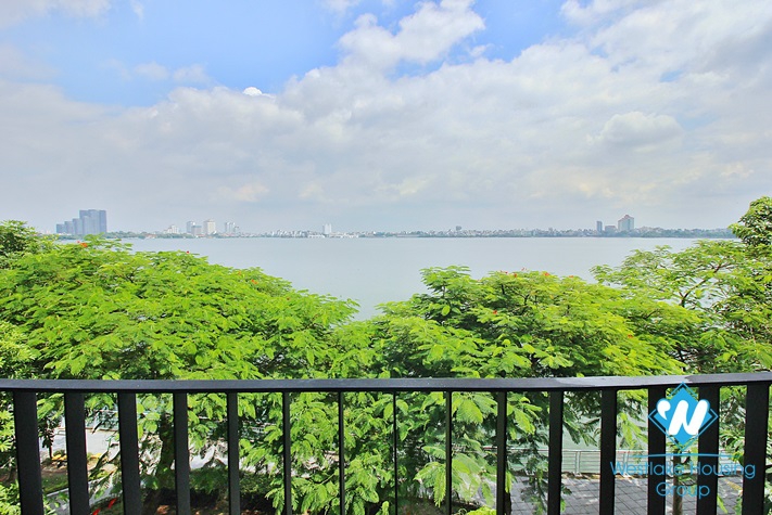 Lake view and brand new 2 beds apartment for rent in Nguyen Dinh Thi st, Tay Ho